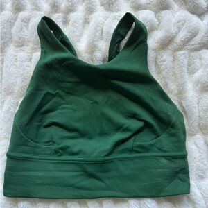 Green LULULEMON sport bra size 6
